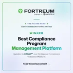 Fortreum Wins Best Compliance Program Management Platform at 2026 Cybersecurity Stars Awards
